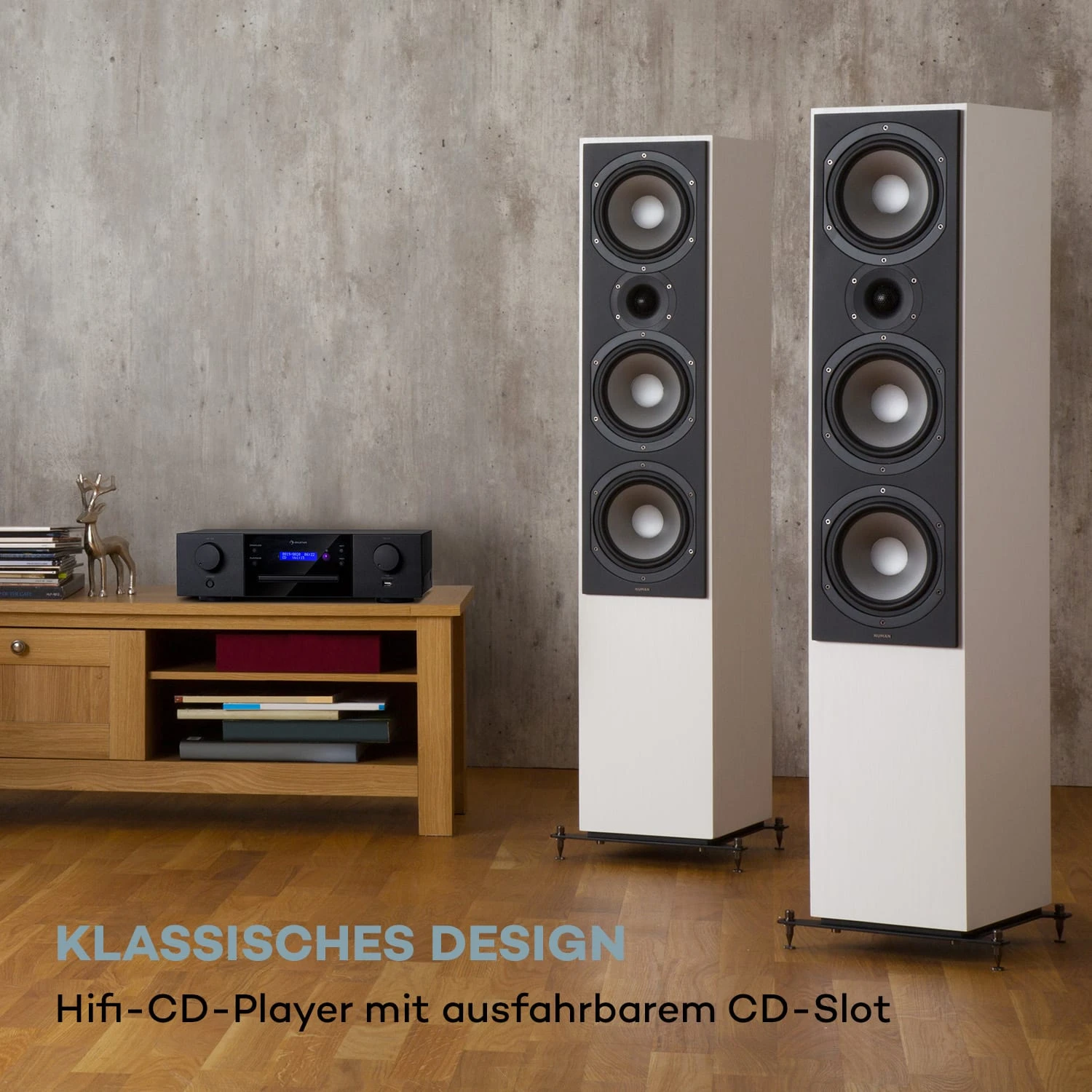 CD-1000 DG CD-Player USB MP3 Fernbedienung LED-Display Aluminium 2 CD-1000 DG CD-Player USB MP3 Fernbedienung LED-Display Aluminium – Bild 2