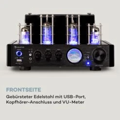 Amp VT Röhrenverstärker HiFi-Verstärker 2x35W RMS BT Opt./Koax./AUX-In -Einrichtungsgeschäft 10038337 de 0005 logo