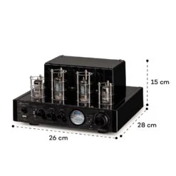 Amp VT Röhrenverstärker HiFi-Verstärker 2x35W RMS BT Opt./Koax./AUX-In -Einrichtungsgeschäft 10038337 yy 0007 logo