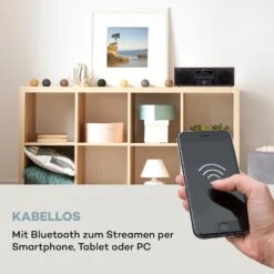 Silver Star CD-DAB 2x20W Max. Slot-In CD-Player DAB+ BT Alu -Einrichtungsgeschäft 10038353 de 0004 logo