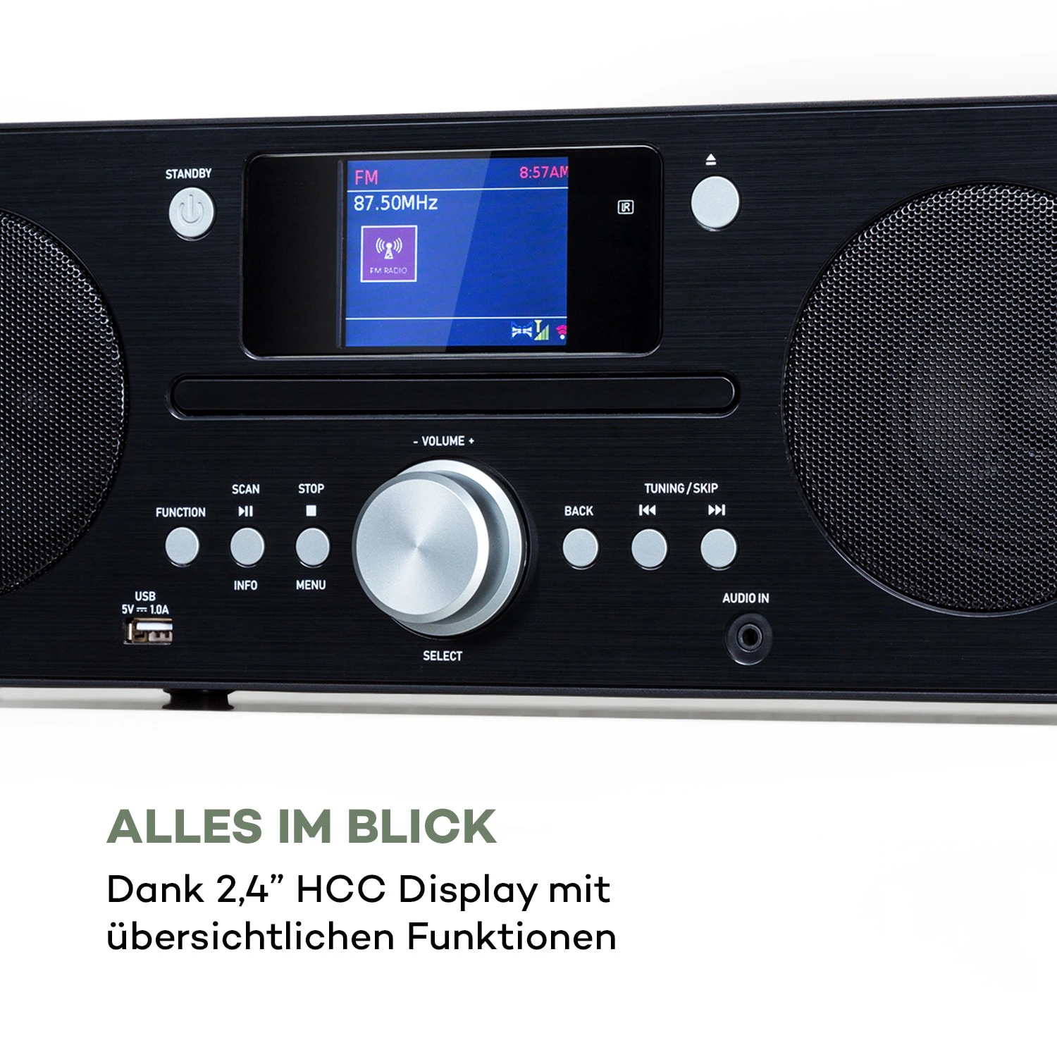 Harvard Kompaktanlage Internet-/DAB+/UKW-Radio CD-Player Bluetooth 6 Harvard Kompaktanlage Internet-/DAB+/UKW-Radio CD-Player Bluetooth – Bild 6