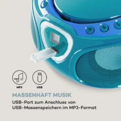 Roadie CD Boombox UKW-Radio Lichtshow CD-Player Bluetooth 5.0 13 Roadie CD Boombox UKW-Radio Lichtshow CD-Player Bluetooth 5.0 -Einrichtungsgeschäft 10038356 de 0006 logo