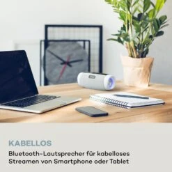 Blaster DAB Radio Tragbarer Bluetooth-Lautsprecher DAB/DAB+/FM Akku LCD -Einrichtungsgeschäft 10038363 de 0003 logo