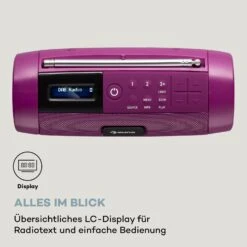 Blaster DAB Radio Tragbarer Bluetooth-Lautsprecher DAB/DAB+/FM Akku LCD -Einrichtungsgeschäft 10038364 de 0005 logo