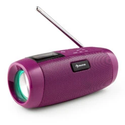 Blaster DAB Radio Tragbarer Bluetooth-Lautsprecher DAB/DAB+/FM Akku LCD
