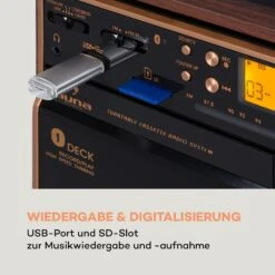 388-BT Wood Stereoanlage Hifi-System Plattenspieler -Einrichtungsgeschäft 10038372 de 0004 logo