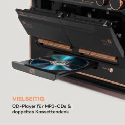 388-BT Wood Stereoanlage Hifi-System Plattenspieler -Einrichtungsgeschäft 10038372 de 0005 logo