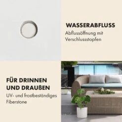 Gendt Pflanztopf Übertopf Faserstein In/Outdoor -Einrichtungsgeschäft 10038478 de 0004 usp