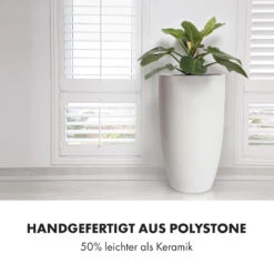 Almere Blumentopf Faserstein Pflanzenfreundlich Handgemacht Konisch -Einrichtungsgeschäft 10038505 de 0004 logo