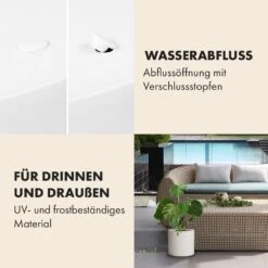 Pflanztopf Übertopf Faserstein In/Outdoor -Einrichtungsgeschäft 10038509 de 0004 usp