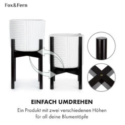 Deventer Pflanzenhalter Für Töpfe Von 20,3-30,5 Cm Ø 2 Höhen -Einrichtungsgeschäft 10038545 de 0005 usp