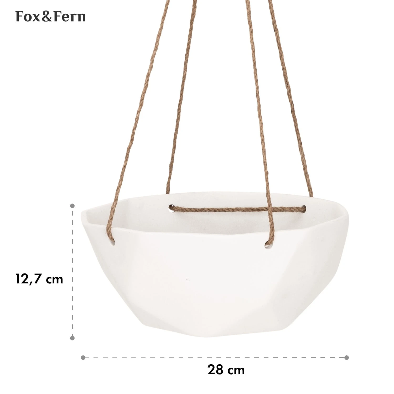 Laren Blumenampel Ø 28 Cm Polystone Mit Naturseilen 2er-Set 5 Laren Blumenampel Ø 28 Cm Polystone Mit Naturseilen 2er-Set – Bild 5