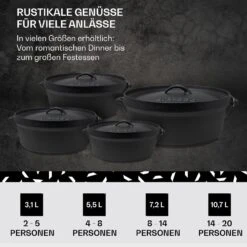 Galloway Dutch Oven 9.0 BBQ-Topf Gusseisen Größe L / 9 Qt 12 Galloway Dutch Oven 9.0 BBQ-Topf Gusseisen Größe L / 9 Qt -Einrichtungsgeschäft 10038582 de 0006 usp