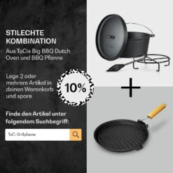 Galloway Dutch Oven 9.0 BBQ-Topf Gusseisen Größe L / 9 Qt 13 Galloway Dutch Oven 9.0 BBQ-Topf Gusseisen Größe L / 9 Qt -Einrichtungsgeschäft 10038582 de 0007 usp