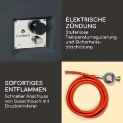 Isaris Gas-Feuerstelle 40.000BTU/13kW Abdeckung Edelstahlbrenner -Einrichtungsgeschäft 10039402 de 0005 logo