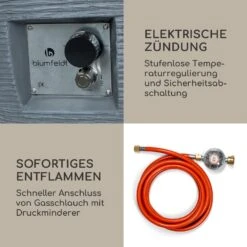 Vitina Gas-Feuerstelle 40.000BTU/13kW Abdeckung Edelstahlbrenner 11 Vitina Gas-Feuerstelle 40.000BTU/13kW Abdeckung Edelstahlbrenner -Einrichtungsgeschäft 10039403 de 0005 logo