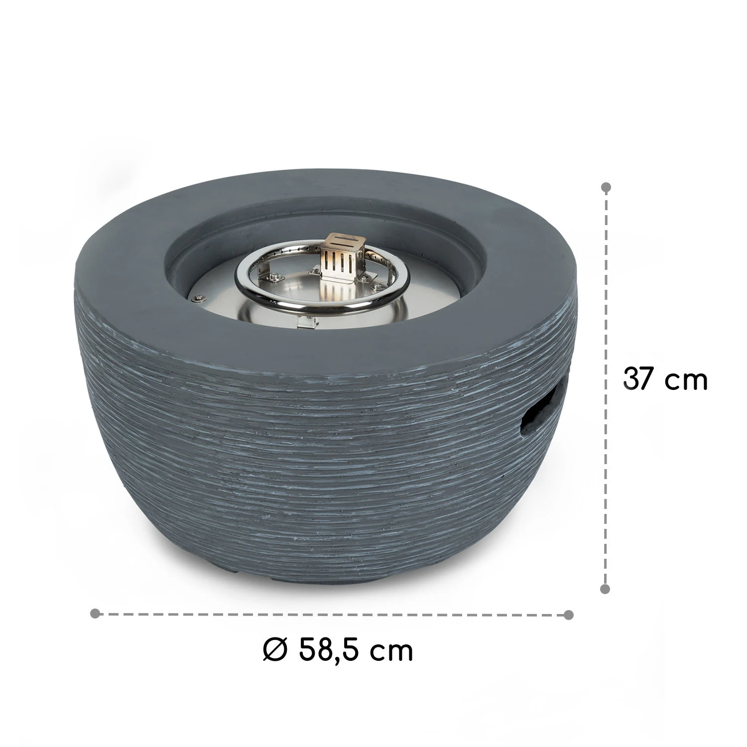 Vitina Gas-Feuerstelle 40.000BTU/13kW Abdeckung Edelstahlbrenner 7 Vitina Gas-Feuerstelle 40.000BTU/13kW Abdeckung Edelstahlbrenner – Bild 7