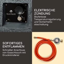 Andros Gas-Feuerstelle 40.000BTU/13kW Deckel Edelstahlbrenner -Einrichtungsgeschäft 10039405 de 0005 logo