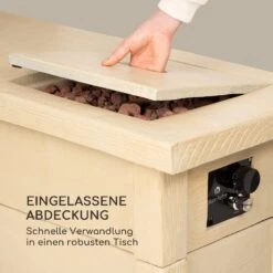 Corinth Gas-Feuerstelle 40.000BTU/13kW Abdeckung Edelstahlbrenner -Einrichtungsgeschäft 10039408 de 0004 logo