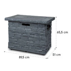 Anafi Gas-Feuerstelle 40.000BTU/13kW Abdeckung Edelstahlbrenner -Einrichtungsgeschäft 10039410 yy 0008 logo