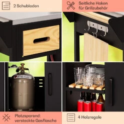 Jersey Outdoor Kitchen Gasgrill Spüle 20,7 KW 5+1 Brenner Mobil 12 Jersey Outdoor Kitchen Gasgrill Spüle 20,7 KW 5+1 Brenner Mobil -Einrichtungsgeschäft 10039854 de 0005 usp