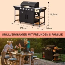 Jersey Outdoor Kitchen Gasgrill 20,7 KW 5+1 Brenner Mobil Regenschutz 13 Jersey Outdoor Kitchen Gasgrill 20,7 KW 5+1 Brenner Mobil Regenschutz -Einrichtungsgeschäft 10039855 de 0006 usp