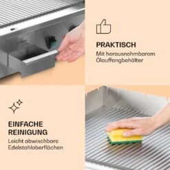 Grillmeile 4400 Elektrogrill Plancha 2x2200W Grillplatte Edelstahl -Einrichtungsgeschäft 10039916 de 0007 logo