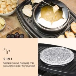 Entrecote 2-in-1 Raclette-Grill & Fondue Naturstein 1100W 8 Personen 9 Entrecote 2-in-1 Raclette-Grill & Fondue Naturstein 1100W 8 Personen -Einrichtungsgeschäft 10039922 de 0003 logo