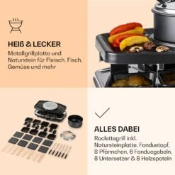 Entrecote 2-in-1 Raclette-Grill & Fondue Naturstein 1100W 8 Personen 11 Entrecote 2-in-1 Raclette-Grill & Fondue Naturstein 1100W 8 Personen -Einrichtungsgeschäft 10039922 de 0005 logo