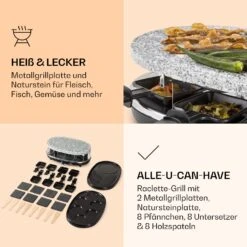 All-U-Can-Grill Raclette Raclette-Grill 4-in-1 Zubehör Für 8 Personen 11 All-U-Can-Grill Raclette Raclette-Grill 4-in-1 Zubehör Für 8 Personen -Einrichtungsgeschäft 10039923 de 0005 logo