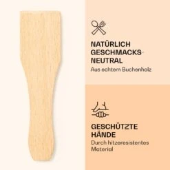 Raclette Spatulas Holzspatel Pfannenwender Zubehör 8 Stück Für Raclette-Pfännchen 6 Raclette Spatulas Holzspatel Pfannenwender Zubehör 8 Stück Für Raclette-Pfännchen -Einrichtungsgeschäft 10039924 de 0003 logo