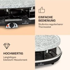 Steaklette Raclette Raclette-Grill Mit Zubehör Für 8 Personen 8 Steaklette Raclette Raclette-Grill Mit Zubehör Für 8 Personen -Einrichtungsgeschäft 10039925 de 0003 logo