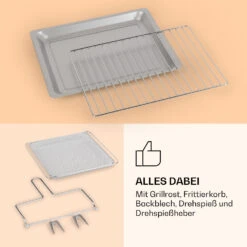 Vigor Air Heißluftfritteuse 1800 W 30 Liter 18 Programme 14 Vigor Air Heißluftfritteuse 1800 W 30 Liter 18 Programme -Einrichtungsgeschäft 10039941 de 0007 logo