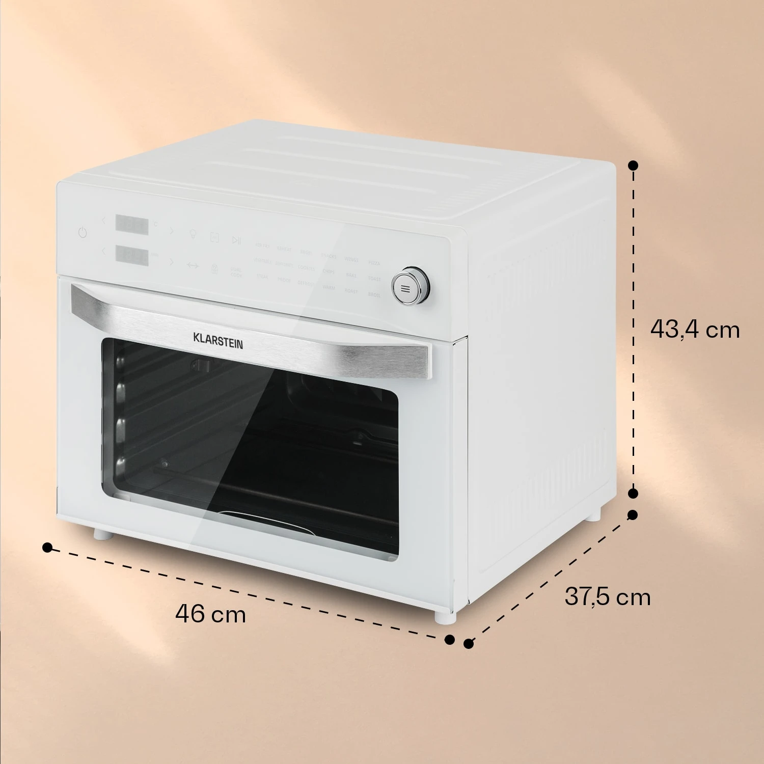 Vigor Air Heißluftfritteuse 1800 W 30 Liter 18 Programme 8 Vigor Air Heißluftfritteuse 1800 W 30 Liter 18 Programme – Bild 8