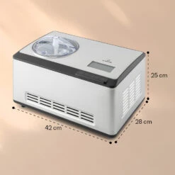 Dolce Bacio Smart Eiscremebereiter Yogurtmaker Kompressor 2 Liter WiFi Touch Edelstahl 15 Dolce Bacio Smart Eiscremebereiter Yogurtmaker Kompressor 2 Liter WiFi Touch Edelstahl -Einrichtungsgeschäft 10040048 yy 0008 dimensions