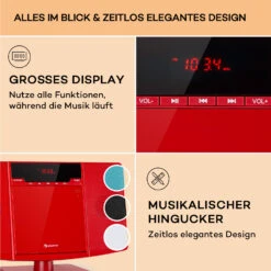 V14.2 Vertical-Stereoanlage CD FM Tuner BT USB AUX -Einrichtungsgeschäft 10040081 de 0006 usp