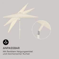 Blumfeldt Calais Sonnenschirm LED Aluminium-Rahmen Polyester-Bespannung UV 50 -Einrichtungsgeschäft 10040097 de 0004 logo