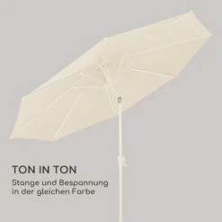 Blumfeldt Calais Sonnenschirm LED Aluminium-Rahmen Polyester-Bespannung UV 50 -Einrichtungsgeschäft 10040097 de 0008 logo