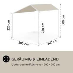 Blumfeldt La Rochelle Gazebo Schrägdach UV 50+ Aluminium Polyester 8 Blumfeldt La Rochelle Gazebo Schrägdach UV 50+ Aluminium Polyester -Einrichtungsgeschäft 10040099 de 0004 logo