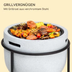 Blumfeldt Grail Feuerschale Mit Grill MGO & Stahlschale Inkl. Funkenschutz -Einrichtungsgeschäft 10040243 de 0003 logo