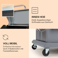 Lucifer 3 Gasgrill 3 X 3,6 KW Brenner 60x45cm Grill Edelstahl Mobil -Einrichtungsgeschäft 10040280 de 0006 logo