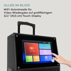 KTV M Karaoke-System 12,1" Touch-Display 2UHF Mic WiFi BT USB SD HDMI -Einrichtungsgeschäft 10040288 de 0003 logo