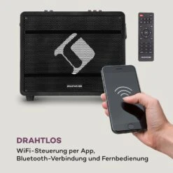 Pro Spin 8 Karaoke-System 12,1" Touchdisplay 2 Mic WiFi BT USB TF HDMI -Einrichtungsgeschäft 10040306 de 0005 logo