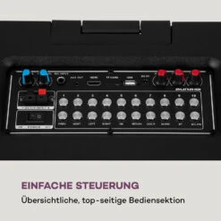Pro Spin 8 Karaoke-System 12,1" Touchdisplay 2 Mic WiFi BT USB TF HDMI -Einrichtungsgeschäft 10040306 de 0009 logo
