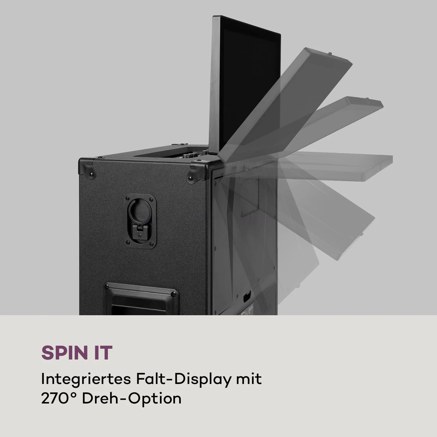 Pro Spin 10 Karaoke-System 14,1" Touch-Display 2xMic WiFi BT USB HDMI 3 Pro Spin 10 Karaoke-System 14,1" Touch-Display 2xMic WiFi BT USB HDMI – Bild 3