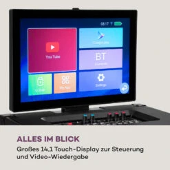 Pro Spin 10 Karaoke-System 14,1" Touch-Display 2xMic WiFi BT USB HDMI 13 Pro Spin 10 Karaoke-System 14,1" Touch-Display 2xMic WiFi BT USB HDMI -Einrichtungsgeschäft 10040307 de 0004 logo