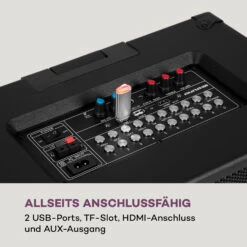 Pro Spin 10 Karaoke-System 14,1" Touch-Display 2xMic WiFi BT USB HDMI 17 Pro Spin 10 Karaoke-System 14,1" Touch-Display 2xMic WiFi BT USB HDMI -Einrichtungsgeschäft 10040307 de 0008 logo