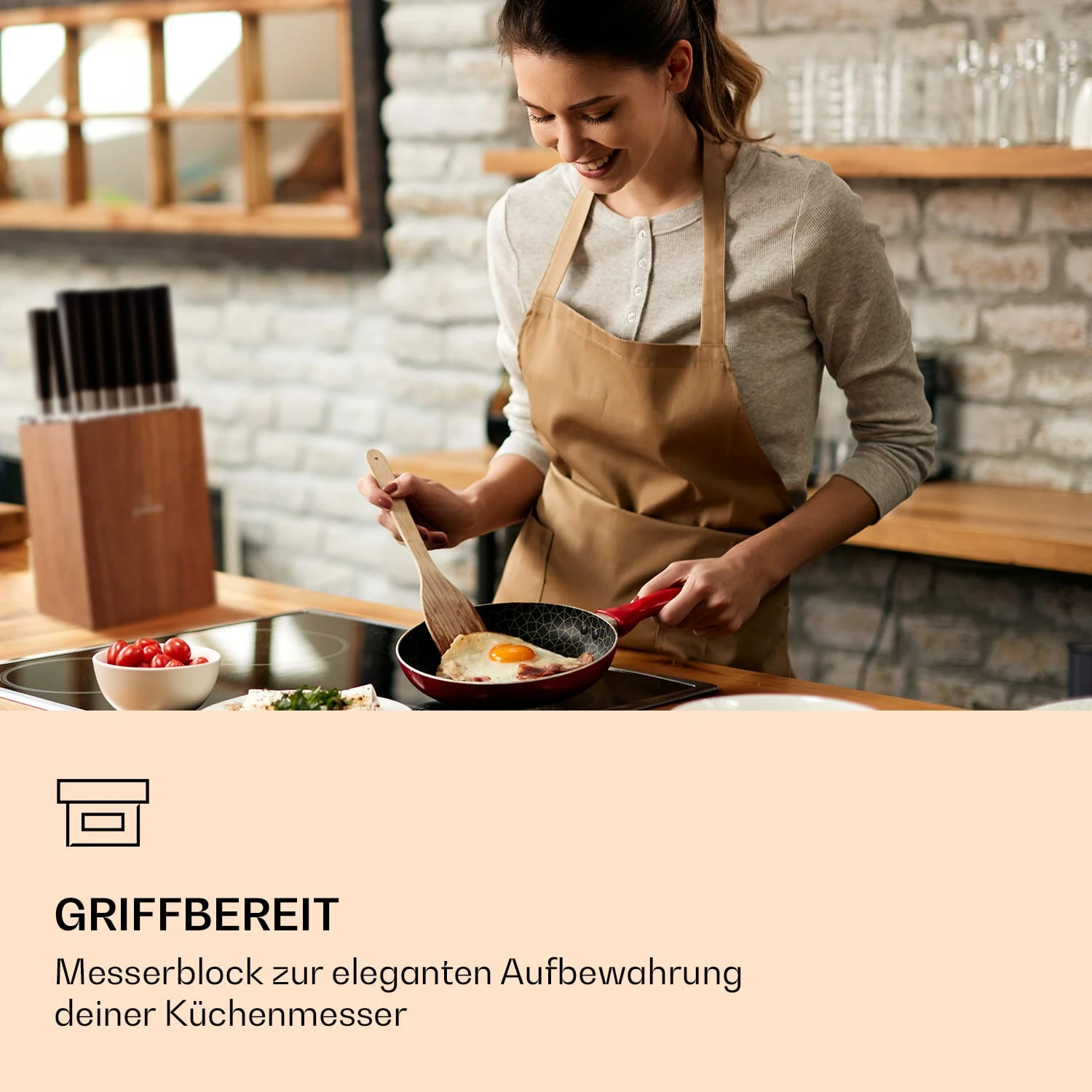 Kitano XL 13tlg. Messer-Set Mit Block 12 Messer Stahl Edler Holzblock 2 Kitano XL 13tlg. Messer-Set Mit Block 12 Messer Stahl Edler Holzblock – Bild 2