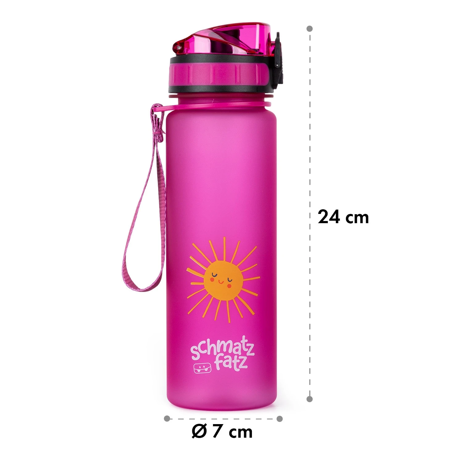 Schmatzfatz Trinkflasche Sportflasche 500 Ml 24 Cm Tritan 8 Schmatzfatz Trinkflasche Sportflasche 500 Ml 24 Cm Tritan – Bild 8