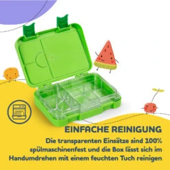 Junior Lunchbox 6 Fächer 21,3 X 15 X 4,5 Cm (BxHxT) BPA-frei -Einrichtungsgeschäft 10040337 de 0005 usp